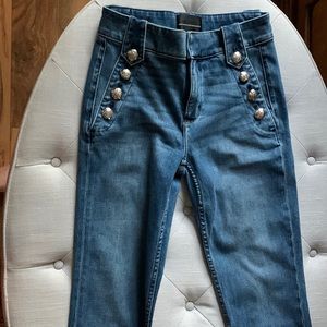 White House black market WHBM high rise sculpt Mariner jeans size 2 NWT